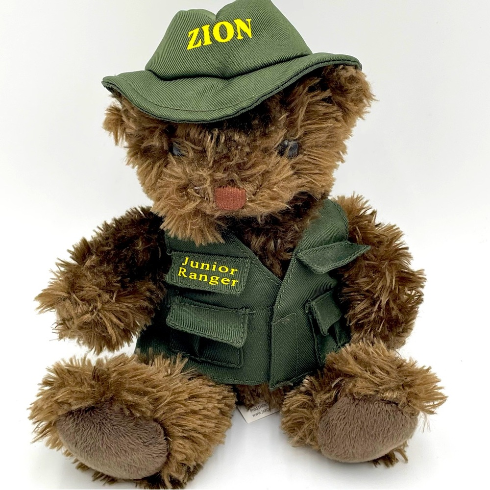Zion National Park Junior Ranger Plush bear 6”